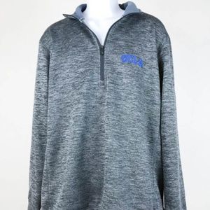 UCLA Adidas Climawarm Team Issue Quarter ZipJacket